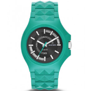 Horlogeband Diesel DZ1648 Kunststof/Plastic Turquoise 26mm