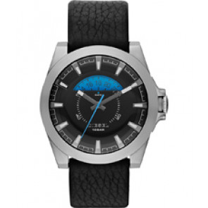 Horlogeband Diesel DZ1659 Leder Zwart 24mm