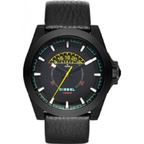 Horlogeband Diesel DZ1691 Leder Zwart 24mm