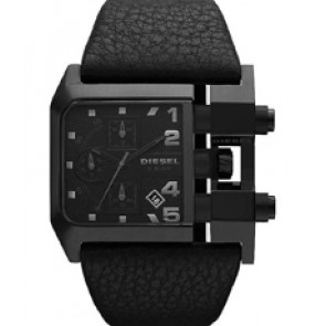 Horlogeband Diesel DZ4226 Leder Zwart 37mm