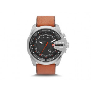 Horlogeband Diesel DZ4321 Leder Cognac 26mm