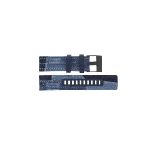 Horlogeband Diesel DZ4397 Textiel Blauw 24mm