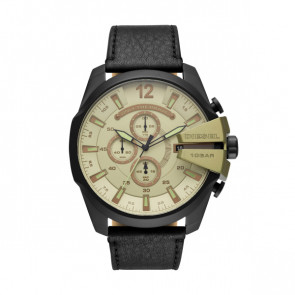 Horlogeband Diesel DZ4495 Leder Zwart 26mm