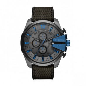 Horlogeband Diesel DZ4500 Leder Zwart