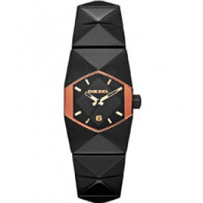 Horlogeband Diesel DZ5327 Roestvrij staal (RVS) Zwart 19mm