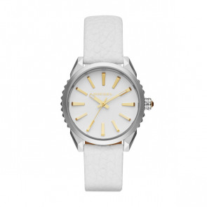 Horlogeband Diesel DZ5501 Leder Wit 18mm