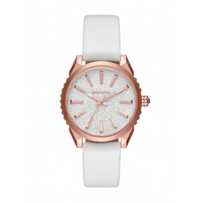 Horlogeband Diesel DZ5541 Leder Wit 18mm