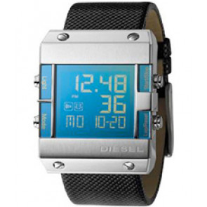 Horlogeband Diesel DZ7118 Leder Zwart 28mm
