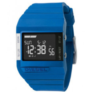 Horlogeband Diesel DZ7134 Silicoon Blauw 23mm