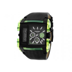 Horlogeband Diesel DZ7153 Leder Zwart