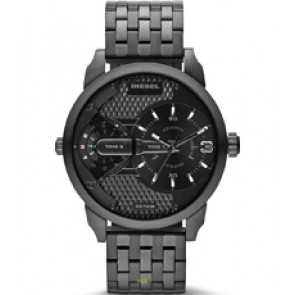 Horlogeband Diesel DZ7316 Roestvrij staal (RVS) Zwart 22mm