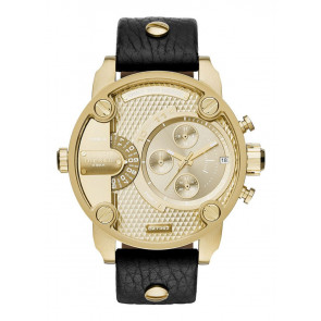 Horlogeband Diesel DZ7363 Leder Zwart 24mm