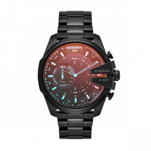 Horlogeband Diesel DZT1011 Staal Zwart 24mm