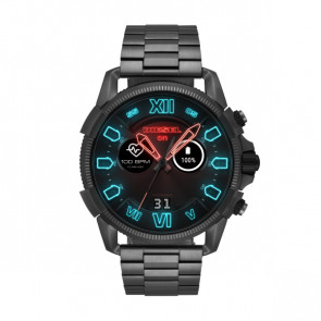 Horlogeband Diesel DZT2011 Staal Antracietgrijs 24mm