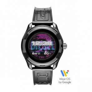 Horlogeband Smartwatch Diesel DZT2018 Kunststof/Plastic Grijs 22mm