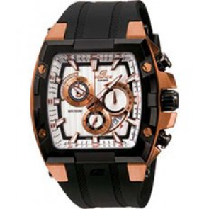 Casio horlogeband 10357305 Edifice Kunststof Zwart 20mm 