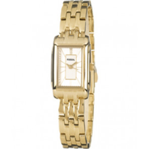 Horlogeband Fossil ES2737 Roestvrij staal (RVS) Doublé 12mm