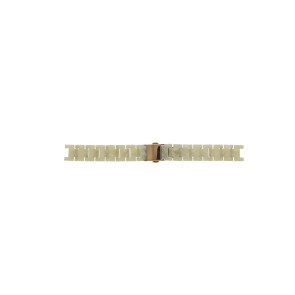 Horlogeband Fossil ES2864 Kunststof/Plastic Crèmewit 14mm