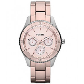 Horlogeband Fossil ES3037 Roestvrij staal (RVS) Rosé 18mm