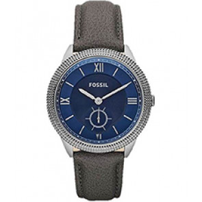 Horlogeband Fossil ES3065 Leder Grijs 18mm