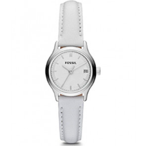 Horlogeband Fossil ES3275 Leder Wit 12mm