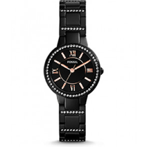 Horlogeband Fossil ES3610 Roestvrij staal (RVS) Zwart 14mm