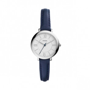 Horlogeband Fossil ES3935 Leder Blauw