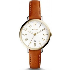 Horlogeband Fossil ES4086 Leder Bruin 12mm