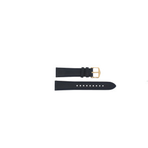 Horlogeband Fossil ES4158 Leder Blauw 18mm