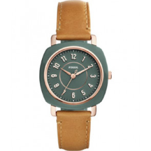 Horlogeband Fossil ES4279 Leder Bruin 18mm