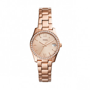 Fossil horlogeband ES4318 Staal Rosé 16mm