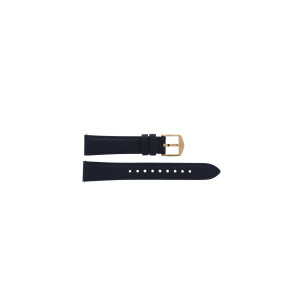 Horlogeband Fossil ES4394 Leder Blauw 16mm