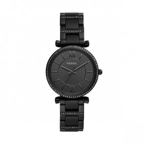 Horlogeband Fossil ES4488 Staal Zwart 16mm