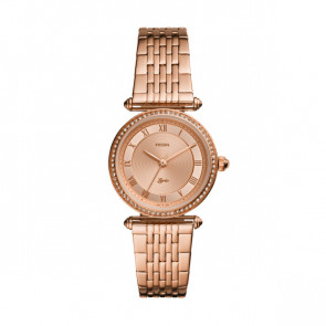 Horlogeband Fossil ES4711 Roestvrij staal (RVS) Rosé 18mm