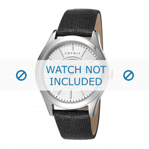 Esprit horlogeband ES107792-001 Leder Zwart