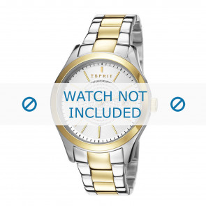 Esprit horlogeband ES107792-002 Staal Bi-Color