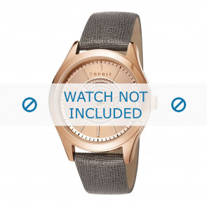 Esprit horlogeband ES107792-004 Leder Grijs