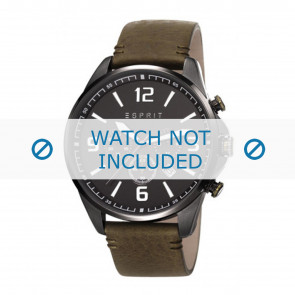 Esprit horlogeband ES108001-002 Leder Groen
