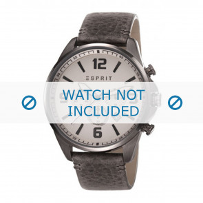 Esprit horlogeband ES108001-003 Leder Grijs
