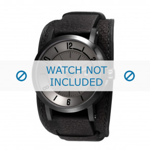 Esprit horlogeband ES108031-002 Leder Zwart + standaard stiksel