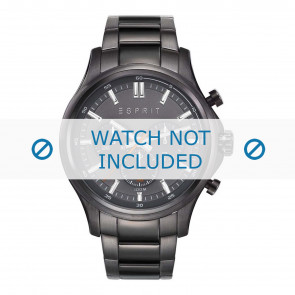 Esprit horlogeband ES108251-005 Staal Zwart
