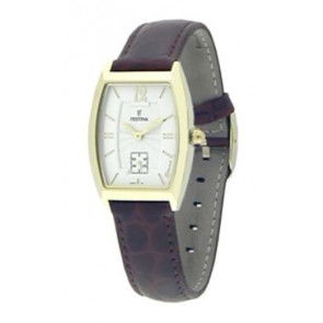 Horlogeband Festina F16027-1 Leder Bruin 16mm