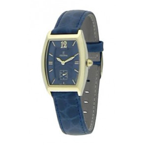 Horlogeband Festina F16027-3 Leder Blauw 16mm