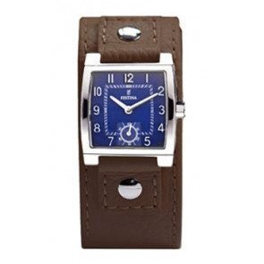 Horlogeband Festina F16068-D Leder Bruin 18mm