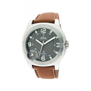 Horlogeband Festina F16078-4 Leder Bruin 24mm