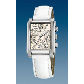 Horlogeband Festina F16118-C Leder Wit