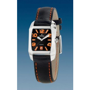 Horlogeband Festina F16137-D Leder Zwart 16mm