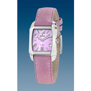 Horlogeband Festina F16137-E Leder Paars 16mm
