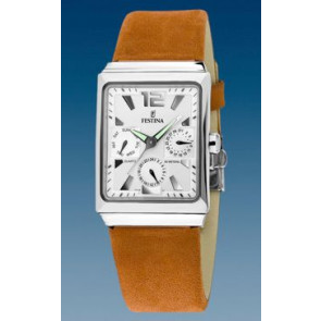 Horlogeband Festina F16139-1 Leder Cognac 23mm