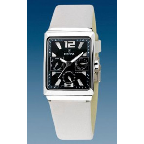 Horlogeband Festina F16139-4 / F16139-9 Leder Wit 23mm